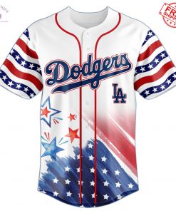 2025 Independence Day Heritage x Los Angeles Dodgers Limited Baseball Jersey