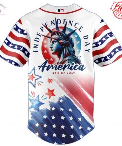 2025 Independence Day Heritage x Los Angeles Dodgers Limited Baseball Jersey 3