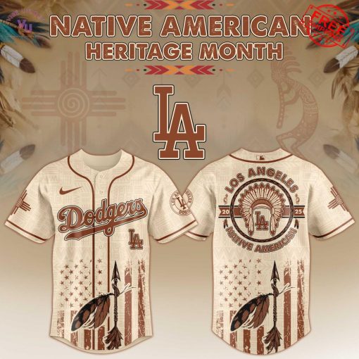 2025 LA Dodgers x Native American Heritage Limited Baseball Jersey
