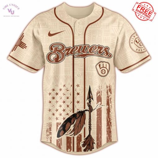 2025 Milwaukee Brewers x Native American Heritage Limited Baseball Jersey