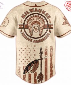 2025 Milwaukee Brewers x Native American Heritage Limited Baseball Jersey 3
