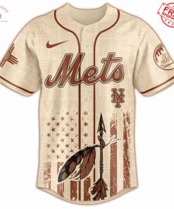 2025 NY Mets x Native American Heritage Limited Baseball Jersey