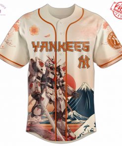 2025 NY Yankees x Gundam Limited Baseball Jersey