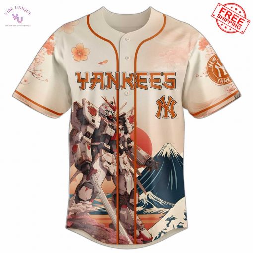 2025 NY Yankees x Gundam Limited Baseball Jersey