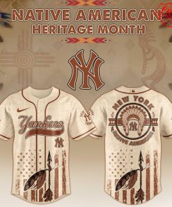 2025 NY Yankees x Native American Heritage Limited Baseball Jersey