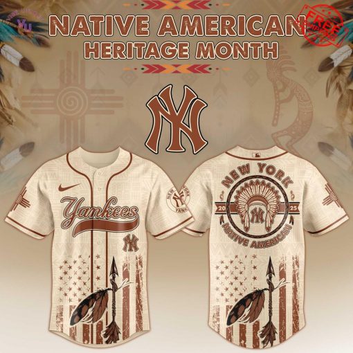 2025 NY Yankees x Native American Heritage Limited Baseball Jersey