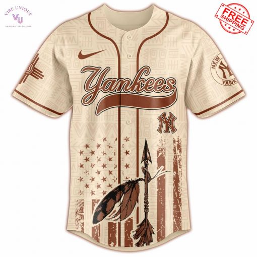 2025 NY Yankees x Native American Heritage Limited Baseball Jersey