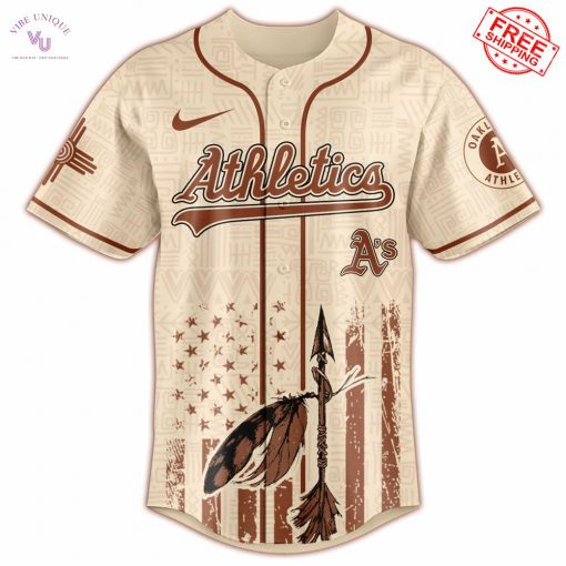 2025 Oakland Athletics x Native American Heritage Limited Baseball Jersey