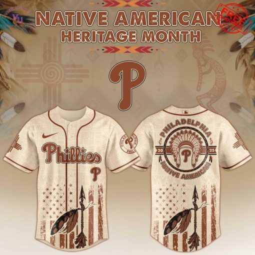2025 Philadelphia Phillies x Native American Heritage Limited Baseball Jersey