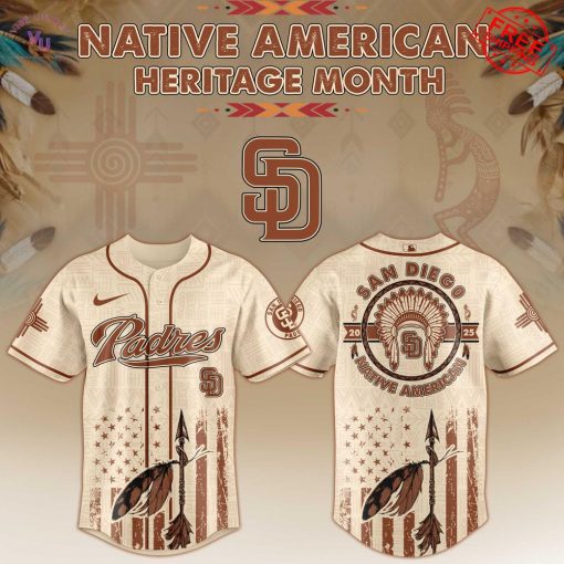 2025 SD Padres x Native American Heritage Limited Baseball Jersey