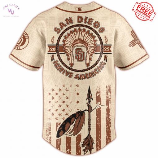 2025 SD Padres x Native American Heritage Limited Baseball Jersey