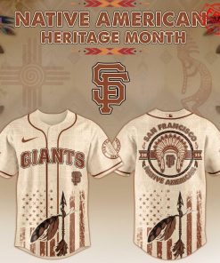 2025 SF Giants x Native American Heritage Limited Baseball Jersey
