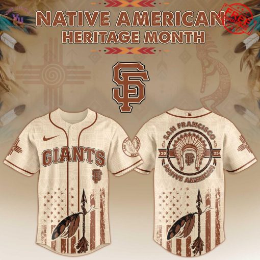 2025 SF Giants x Native American Heritage Limited Baseball Jersey