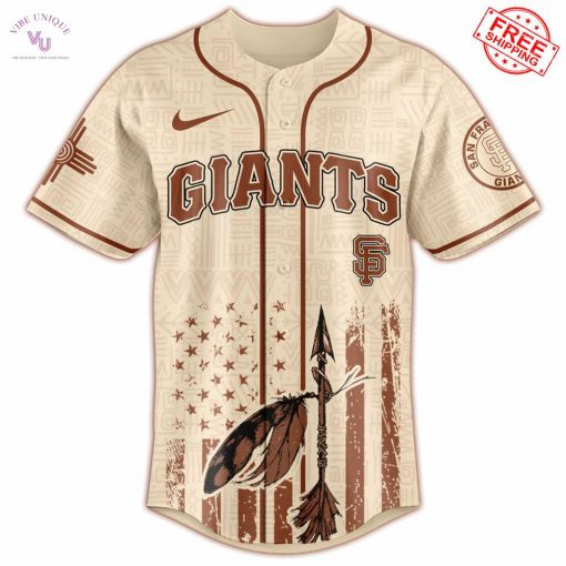 2025 SF Giants x Native American Heritage Limited Baseball Jersey