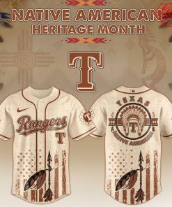 2025 Texas Rangers x Native American Heritage Limited Baseball Jersey