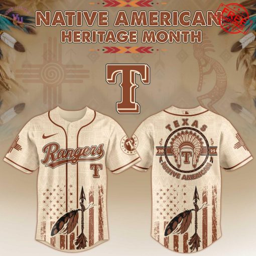 2025 Texas Rangers x Native American Heritage Limited Baseball Jersey
