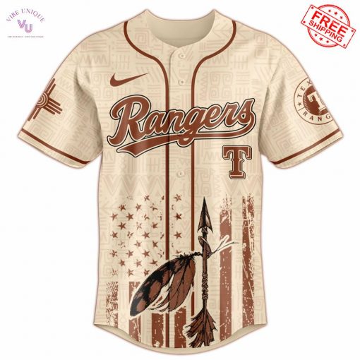 2025 Texas Rangers x Native American Heritage Limited Baseball Jersey