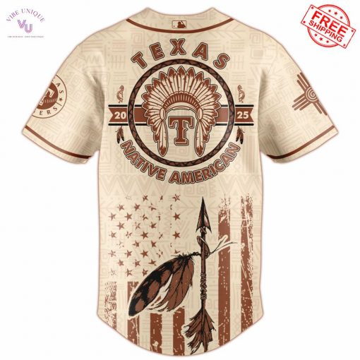 2025 Texas Rangers x Native American Heritage Limited Baseball Jersey