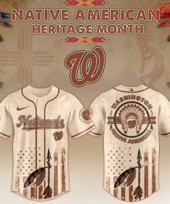 2025 Washington Nationals x Native American Heritage Limited Baseball Jersey