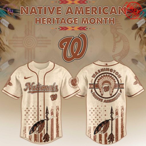 2025 Washington Nationals x Native American Heritage Limited Baseball Jersey