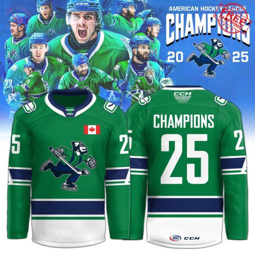 Abbotsford Canucks AHL Champions Cup 2025 Limited Hockey Jersey