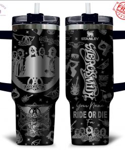 Aerosmith Permanent Vacation Custom Name Limited 40oz Stanley Tumbler