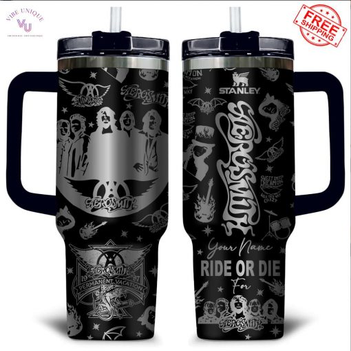 Aerosmith Permanent Vacation Custom Name Limited 40oz Stanley Tumbler