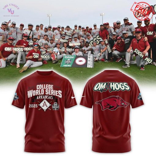 Arkansas Razorbacks College World Series 2025 Limited Merch Collection