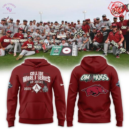 Arkansas Razorbacks College World Series 2025 Limited Merch Collection