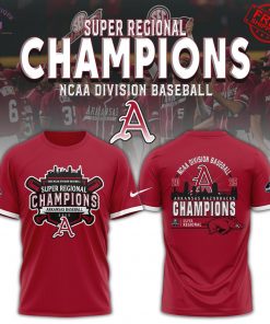 Arkansas Razorbacks Super Regional Champions 2025 Limited Merch Collection