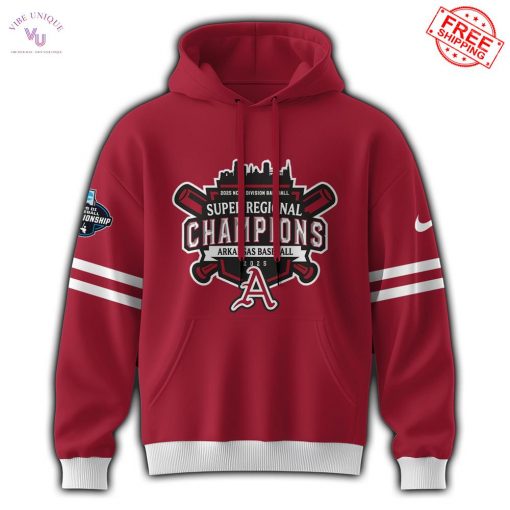 Arkansas Razorbacks Super Regional Champions 2025 Limited Merch Collection