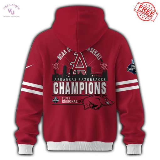 Arkansas Razorbacks Super Regional Champions 2025 Limited Merch Collection