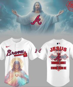Atlanta Braves Jesus First Limited Baseball Jersey