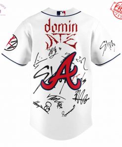 Atlanta Braves Stray Kids Domin ATE World Tour 2025 Limited Baseball Jersey 3