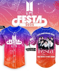 BTS Festa 2025 Time For Us To Meet Again Personalized Limited Baseball Jersey