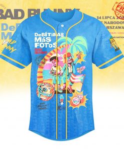 Bad Bunny Debi Tirar Mas Fotos World Tour 2026 Limited Baseball Jersey