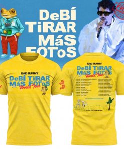 Bad Bunny Debi Tirar Mas Fotos World Tour 2026 Limited T-Shirt
