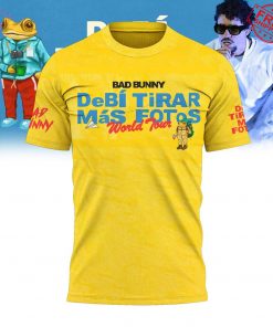 Bad Bunny Debi Tirar Mas Fotos World Tour 2026 Limited T-Shirt