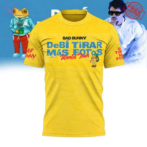 Bad Bunny Debi Tirar Mas Fotos World Tour 2026 Limited T-Shirt