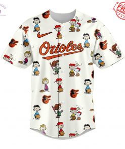 Baltimore Orioles 75th Peanuts Anniversary Limited Baseball Jersey