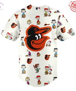 Baltimore Orioles 75th Peanuts Anniversary Limited Baseball Jersey 3
