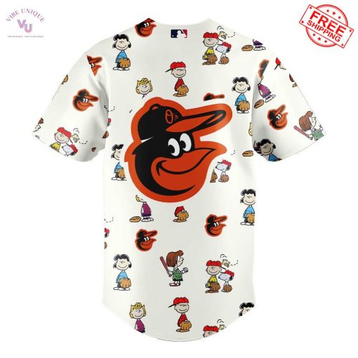 Baltimore Orioles 75th Peanuts Anniversary Limited Baseball Jersey
