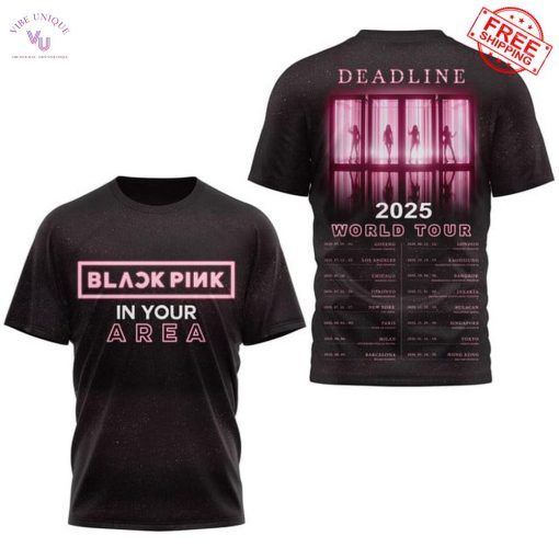 Blackpink In Your Area Dead Line World Tour 2025 Limited Merch Collection