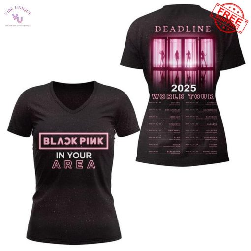 Blackpink In Your Area Dead Line World Tour 2025 Limited Merch Collection