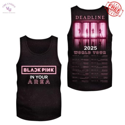 Blackpink In Your Area Dead Line World Tour 2025 Limited Merch Collection