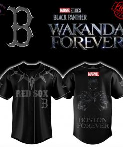 Boston Red Sox Wakanda Forever Limited Baseball Jersey