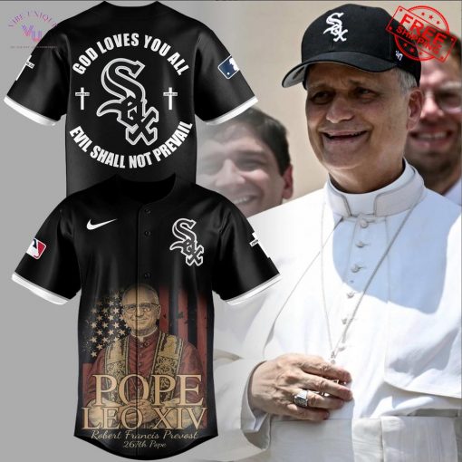 Chicago White Sox Pope Leo XIV Limited Baseball Jersey