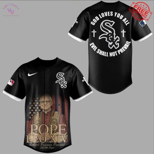 Chicago White Sox Pope Leo XIV Limited Baseball Jersey