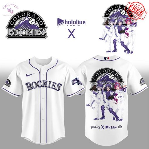 Colorado Rockies Hololive 2025 Limited Baseball Jersey