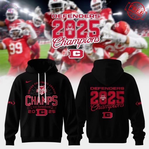 DC Defenders 2025 United Football League Champions Limited Merch Collection